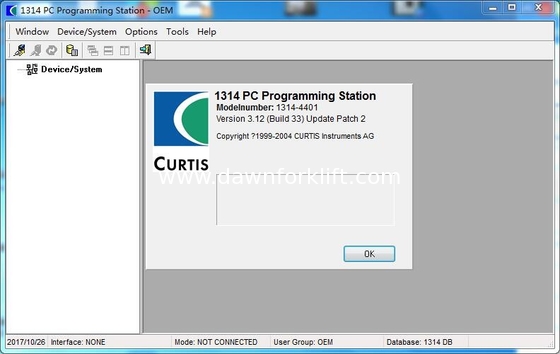 Curtis 1314 4401/4402 OEM Level PC Programming Station Software &amp; Curtis 1309 USB Interface Box Handheld Programmer
